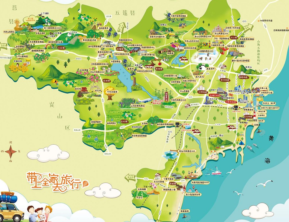 白马井镇景区使用手绘地图给景区能带来什么好处？
